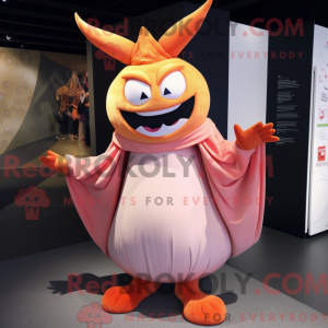 Peach Demon mascottekostuum...