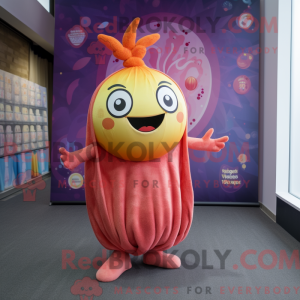 Costume de mascotte Peach...