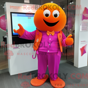 Disfraz de mascota Magenta...