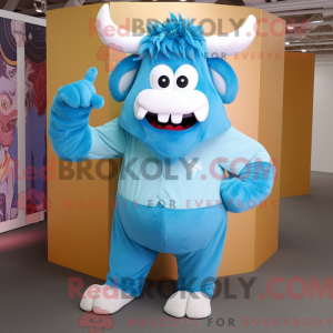 Postava maskota Sky Blue...
