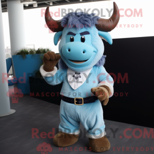 Postava maskota Sky Blue...