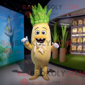Gold Asparges maskot...