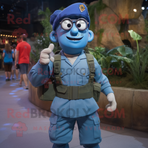 Blue Soldier mascotte...