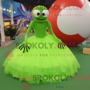 Postava maskota Lime Green...