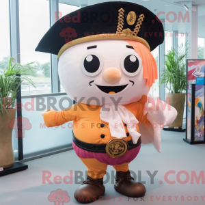 Peach Pirate mascot costume...