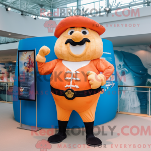 Peach Pirate mascot costume...