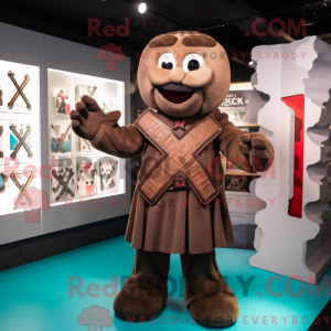 Costume mascotte de croix...