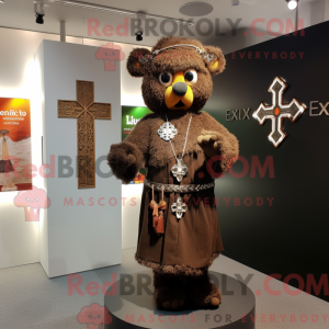 Brun Celtic Cross maskot...