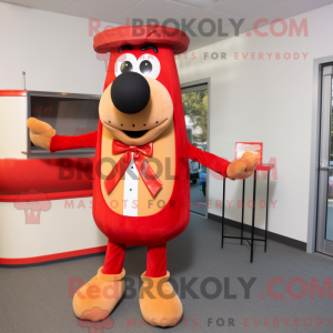 Red Hot Dog maskot kostume...