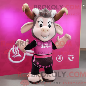 Ram maskot kostyme karakter...