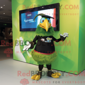 Oliven Toucan maskot...