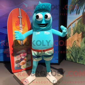 Turkis Cod maskot kostume...