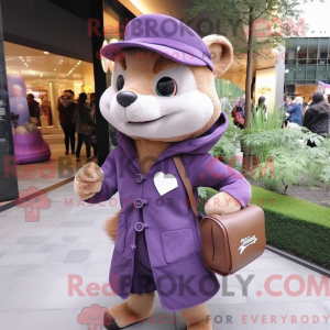 Disfraz de mascota Purple...