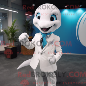 White Dolphin mascot...