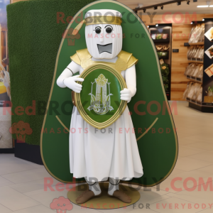 Olive Celtic Shield maskot...
