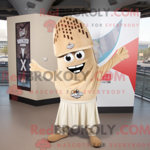 Personaggio mascotte beige...