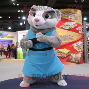 Silver Ferret mascot...