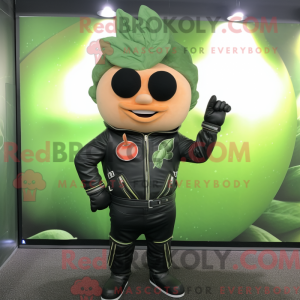 Peach Spinach mascot...