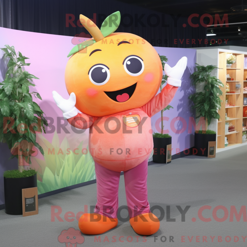 Fantasia de mascote de pêssego e ameixa com jeans flare e luvas - Ameixa mascotes - REBROKO_341018 - RedBrokoly.com