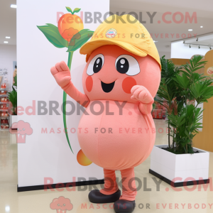 Peach Plum maskot kostume...
