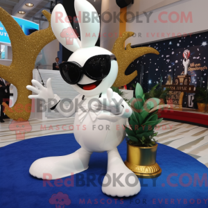 White Lobster mascot...