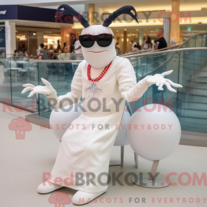 White Lobster mascot...