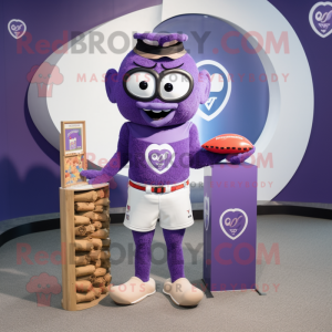 Purple Love Letter maskot...