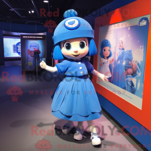 Blue Momentum mascot...