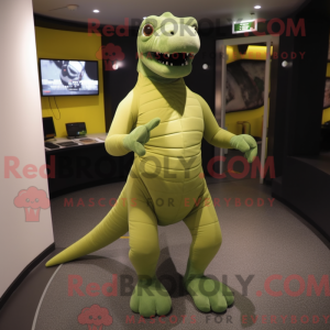 Olive Iguanodon maskot...
