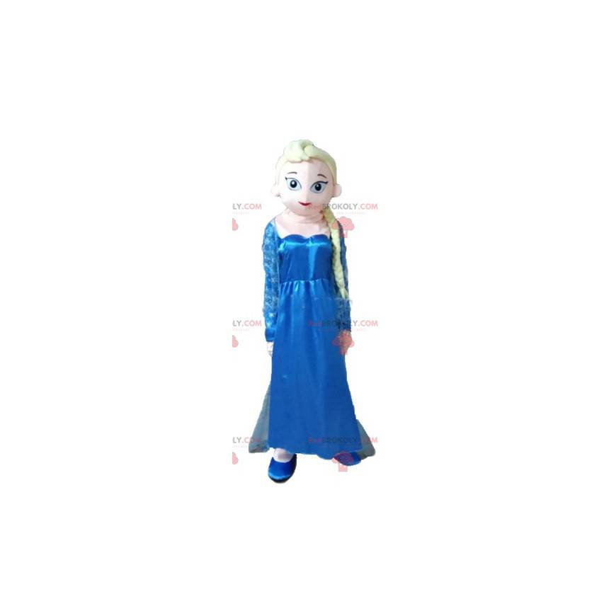 Mascotte d'Elsa célèbre princesse des neiges de Disney -