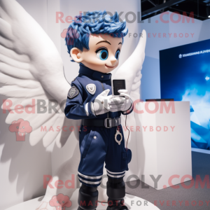 Navy Cupid-maskotdraktfigur...