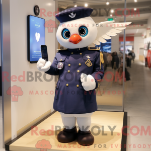 Navy Cupid maskot kostume...