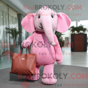 Pink Elephant maskot...