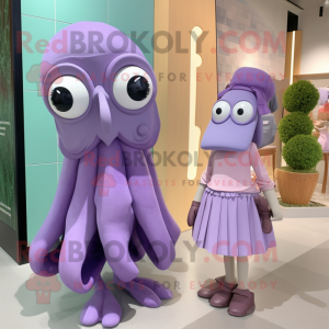 Lavender Squid mascotte...