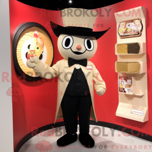 Beige Ramen-mascottekostuum...