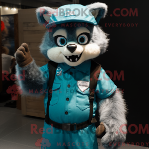 Cyan Raccoon...