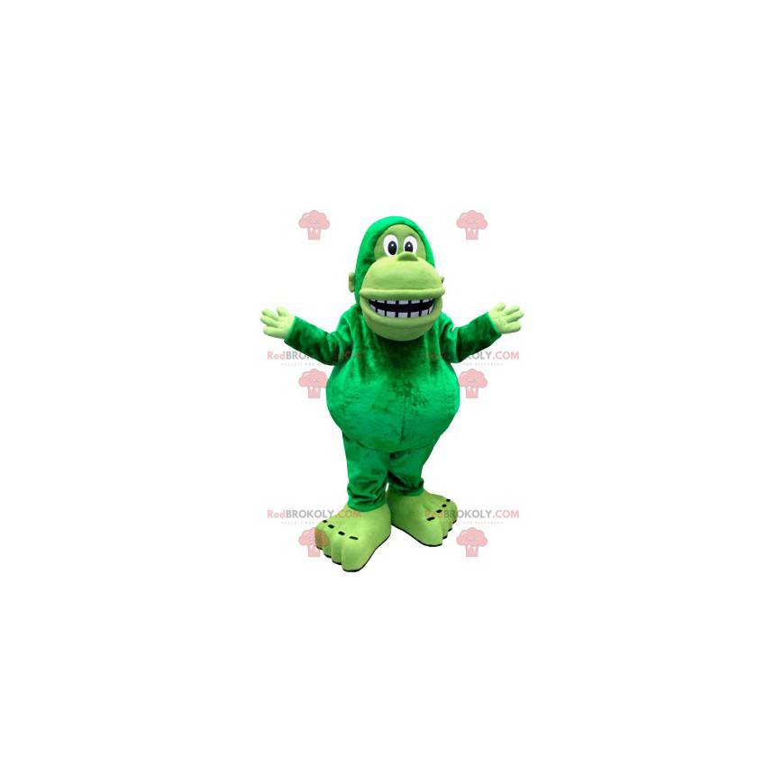 Mascotte de singe vert géant - Redbrokoly.com