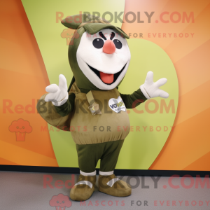 Olive Arrow Of Love mascot...