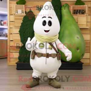 Personaggio mascotte pera...