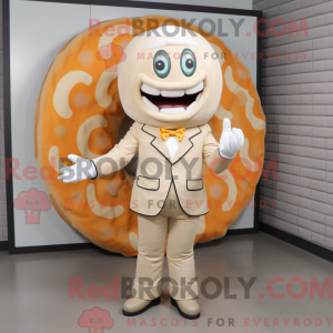 Cream Donut maskot kostume...