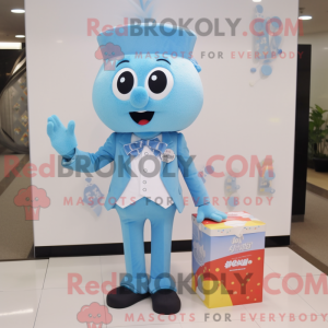 Sky Blue Candy Box máscara...