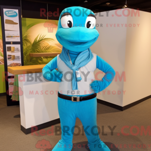 Disfraz de mascota Cyan...