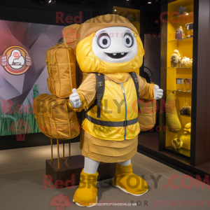 Disfraz de mascota Gold Dim...