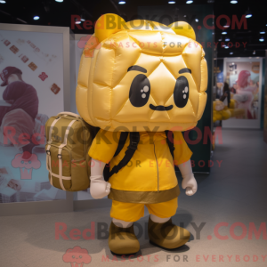 Maskotdraktfigur Gold Dim...