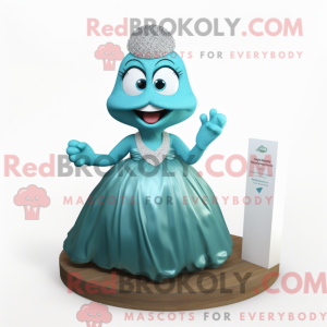 Teal Engagement Ring mascot...