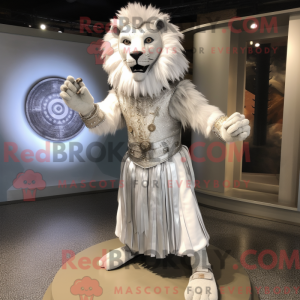 Silver Lion-mascottekostuum...
