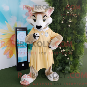 Cream Thylacosmilus maskot...