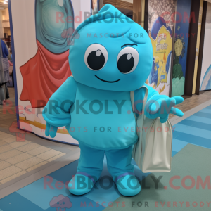 Turquoise Momentum mascot...