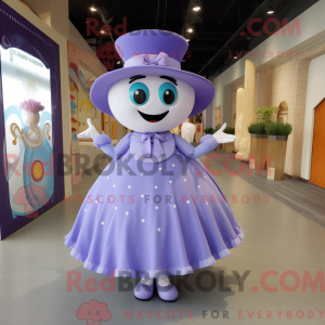 Lavendel Candy maskot...