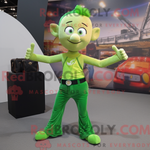 Forest Green Acrobat maskot...